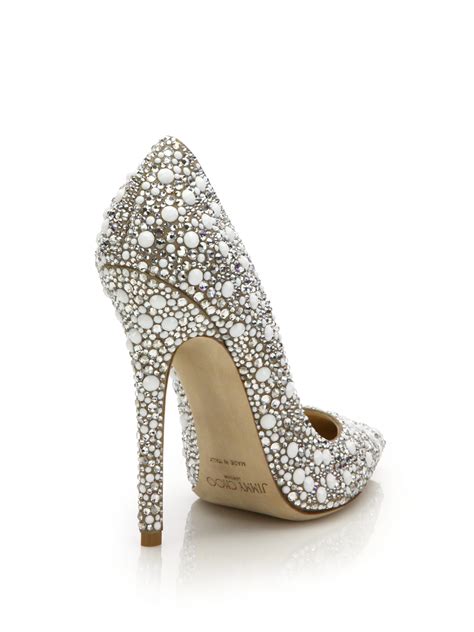 pumps with crystals